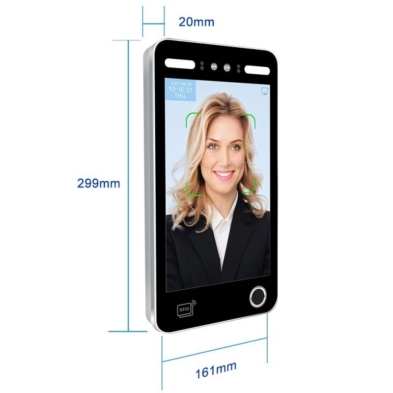 Access Control X1 Dynamic Biometric Facial Recognition System Terminal